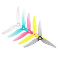 2 pairs gemfan hurricane 51466 5 inch durable 3 blade propeller support popo for rc drone fpv racing rc quadcopter diy acces