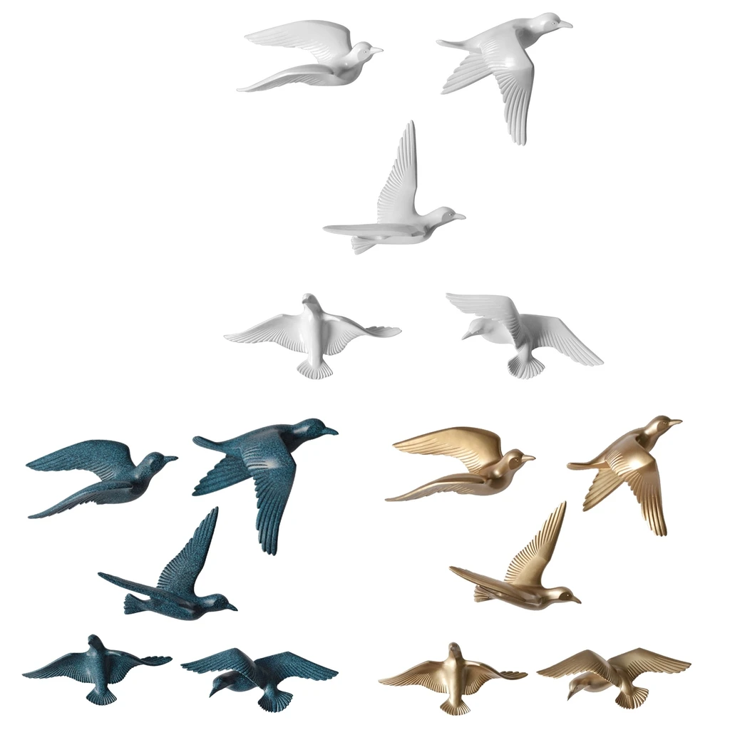 Яркие скульптуры из смолы чайки животная модель Stutue Seabird в форме спальни ТВ фон