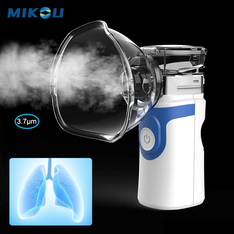 

Health Care Inhale Nebulizer Mini Portable Steaming Inhaler For Baby Adult Rechargeable Mesh Atomizer Inalador Nebulizador