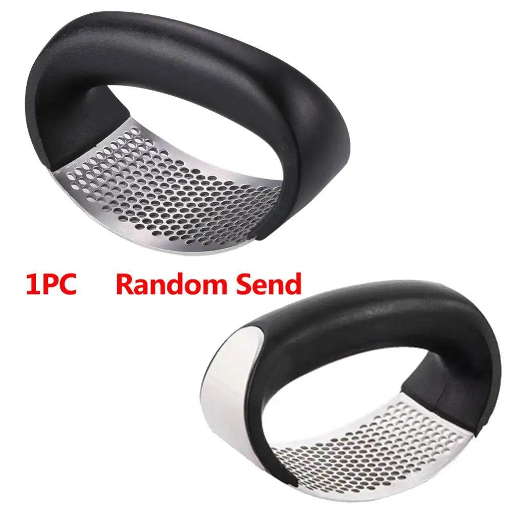 

Multi-function Manual Garlic Presser Curved Garlic Grinding Slicer Chopper Stainless Steel Garlic Presses Cooking Gadgets Tool