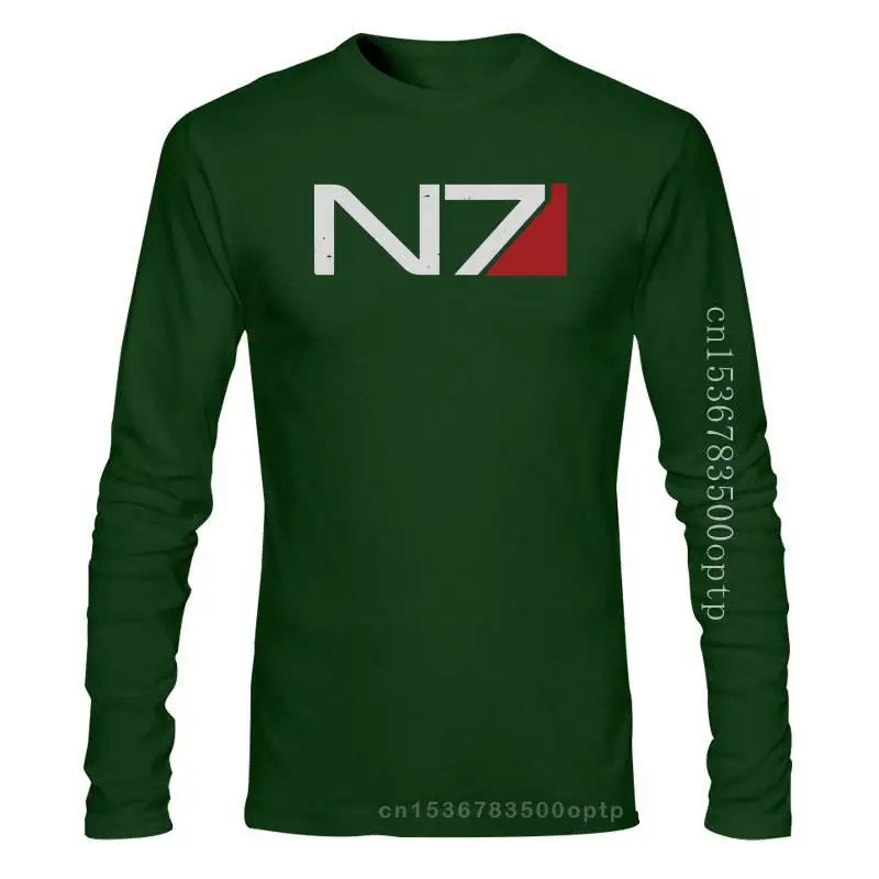

New funny t shirt Mass Effect Andromeda N7 tshirt men tee