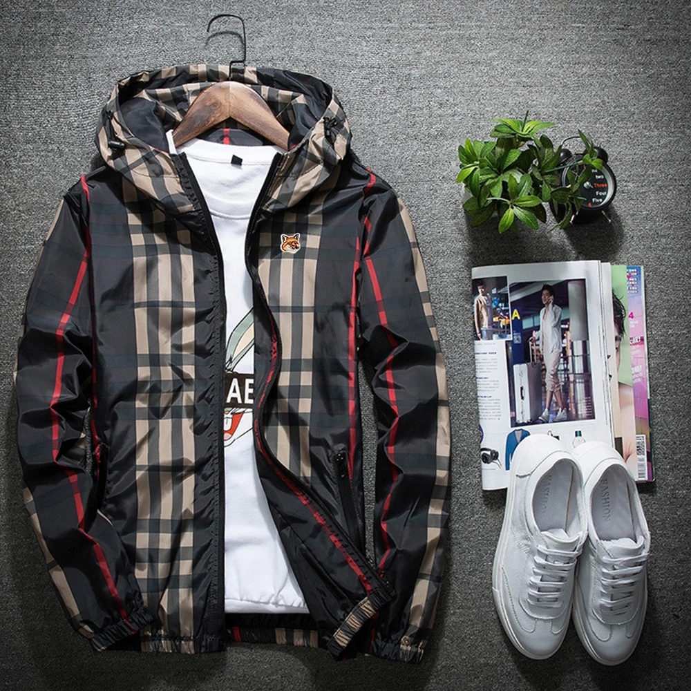 

Nieuwe Herfst Mode Heren Jas Jas 2021 Street Fashion Merk Mannen Windjack Dunne Hip-Hop Top Mannen 'S Jacket