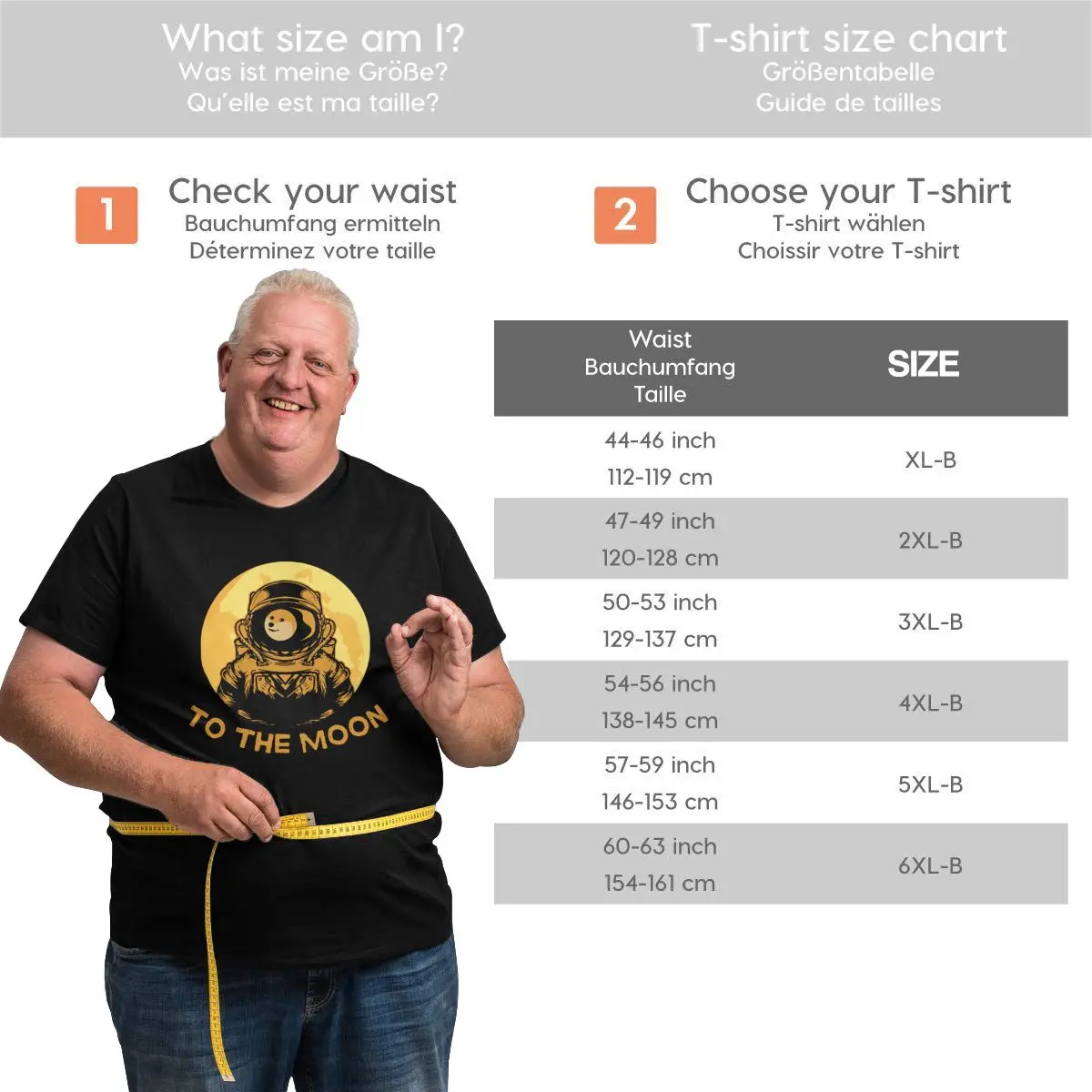 

Dogecoin To The Moon Funny Cryptocurrency Meme T-Shirt for Men Bitcoin Btc T Shirt Big Tall Tee Shirt Big Size 5XL 6XL Clothing