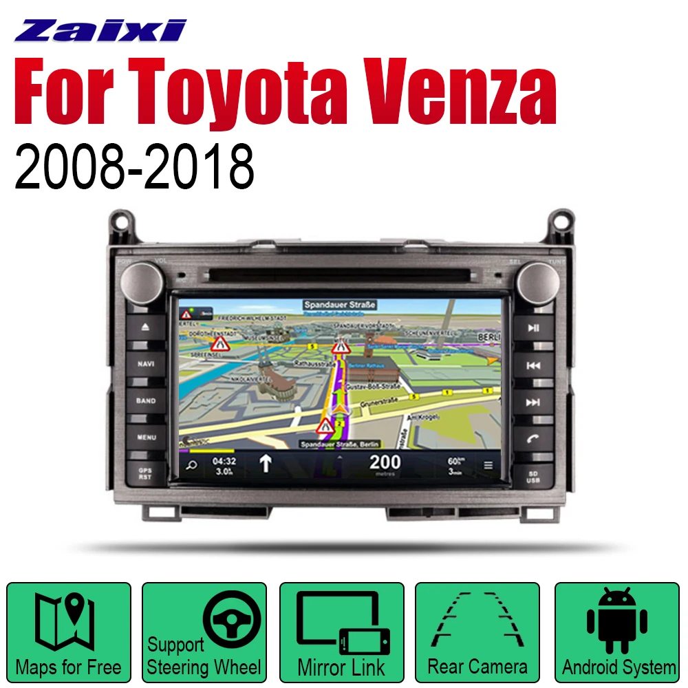 Автомагнитола ZaiXi 2 Din Android DVD для Toyota Venza 2008 ~ 2018|Автомагнитолы| |