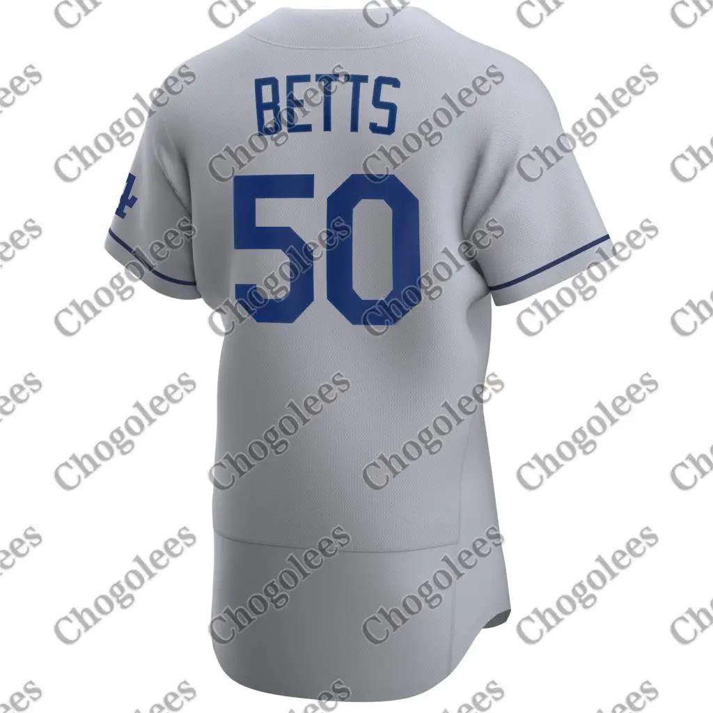 

Baseball Jersey Mookie Betts Los Angeles 2020 Away Player Jersey - Gray(1)