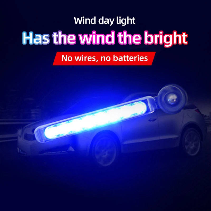 Car net lights LED wind daytime running headlights decorative energy night lighting no installation | Лампы и освещение