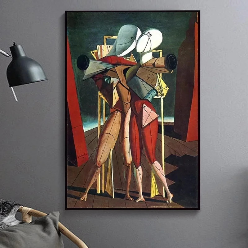 

Famous Abstract Painting LOVELY by Giorgio de chirico Wall Art Pictures Modern Oil Painting On Canvas for Living Room Decoration