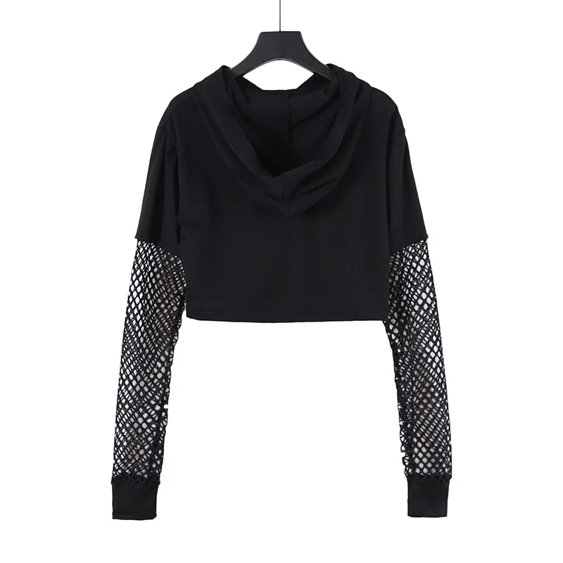 Женская укороченная Толстовка с вышивкой в виде букв | одежда