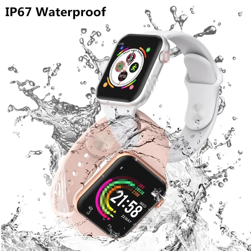 2019 IWO 8 Lite умные часы IP67 водонепроницаемые серии 4 iw8 ЭКГ спортивные Пульс Для IOS