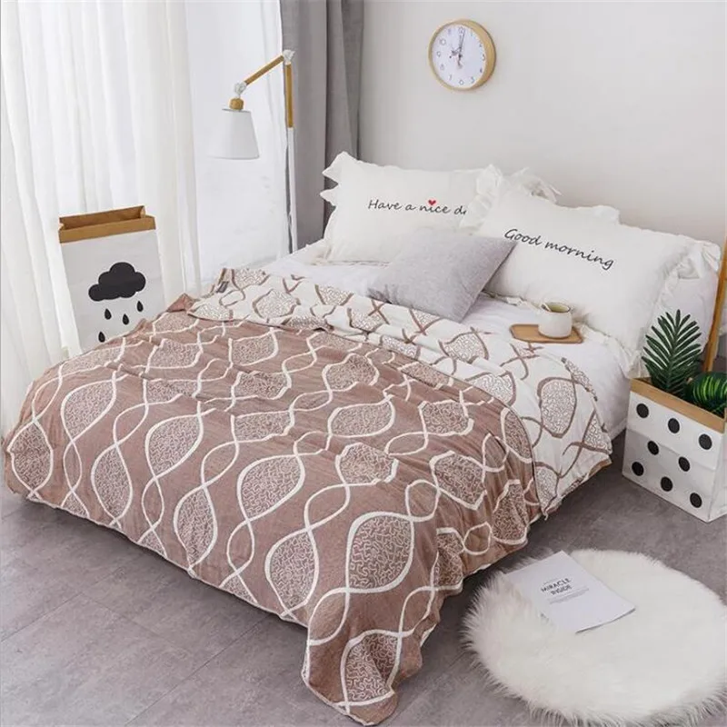 4 слоя бамбуковое хлопковое газовое покрывало для кровати детское одеяло Диван