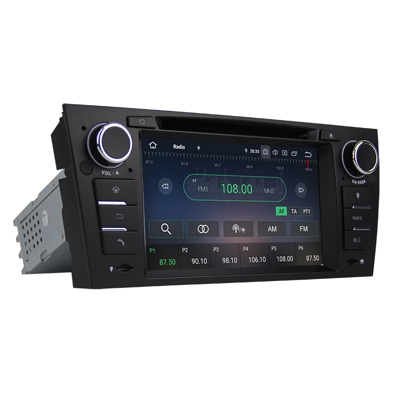 Android 9 0 Восьмиядерный 4G RAM 64G ROM GPS навигация 7 &quotавтомобильный DVD плеер для BMW 3 серии