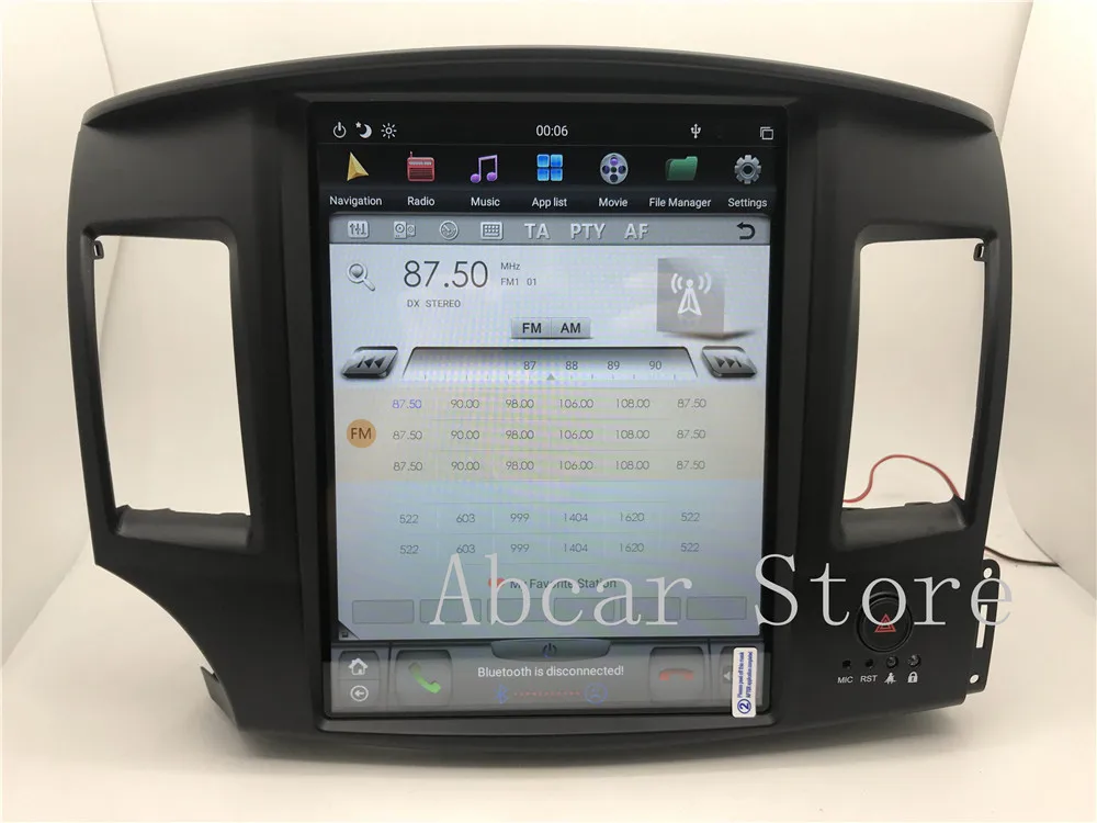 12,1 ''Tesla стиль Android 8,1 автомобильный dvd-плеер gps навигация для Mitsubishi Lancer EVO 2007- стерео радио PX6 HDMI авто ips