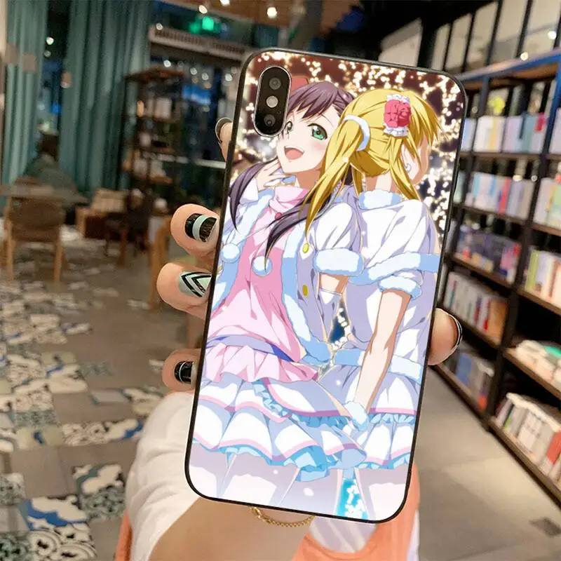 Японский Аниме Любовь Live новое поступление черный чехол для мобильного телефона