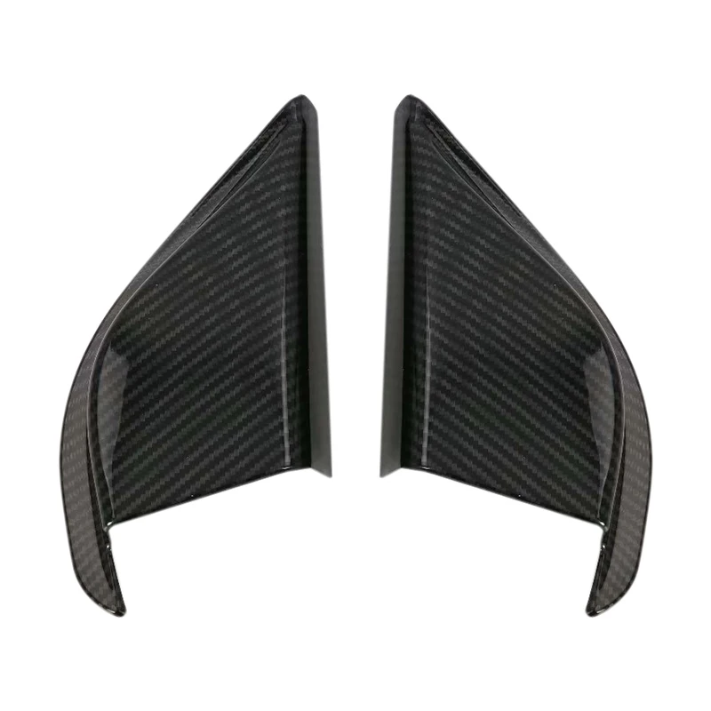 Внутренняя трехугловая крышка передней двери из углеродного волокна отделка