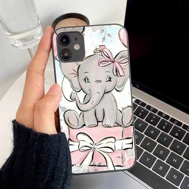 

Dumbo Elephant Phone Case for iPhone 8 7 6S Plus X 5S SE 2020 XR 11 12 mini pro XS MAX