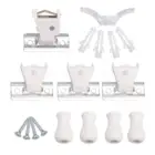 Затеняющие шнуры 8x, замок шнура, зажим шкива, затягивающий конец, оборудование для драпировки