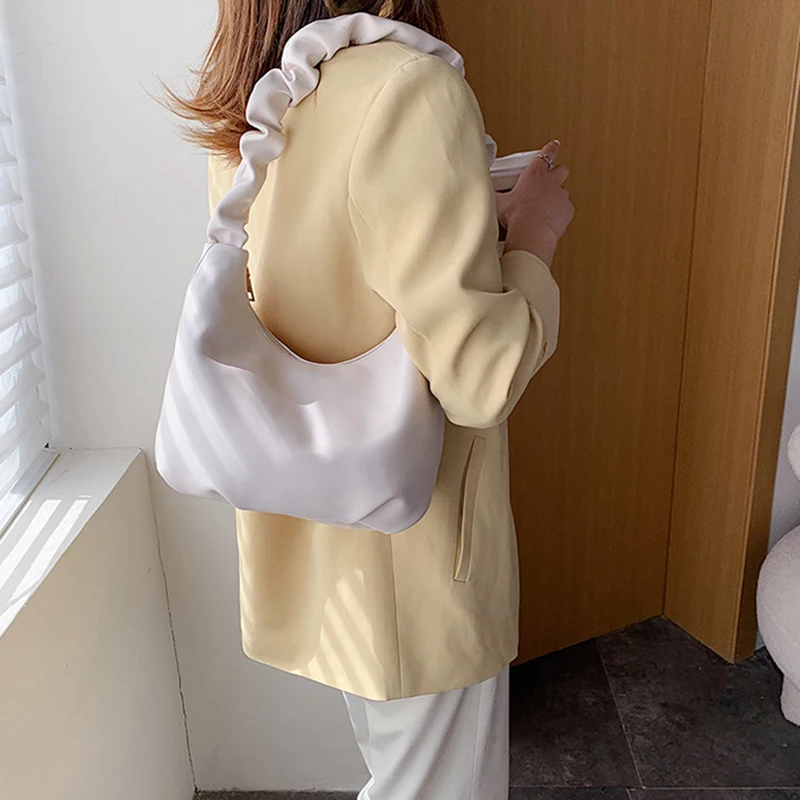 Женская сумка на ремне с оборками плечо дизайнерские модные сумки и сумочки