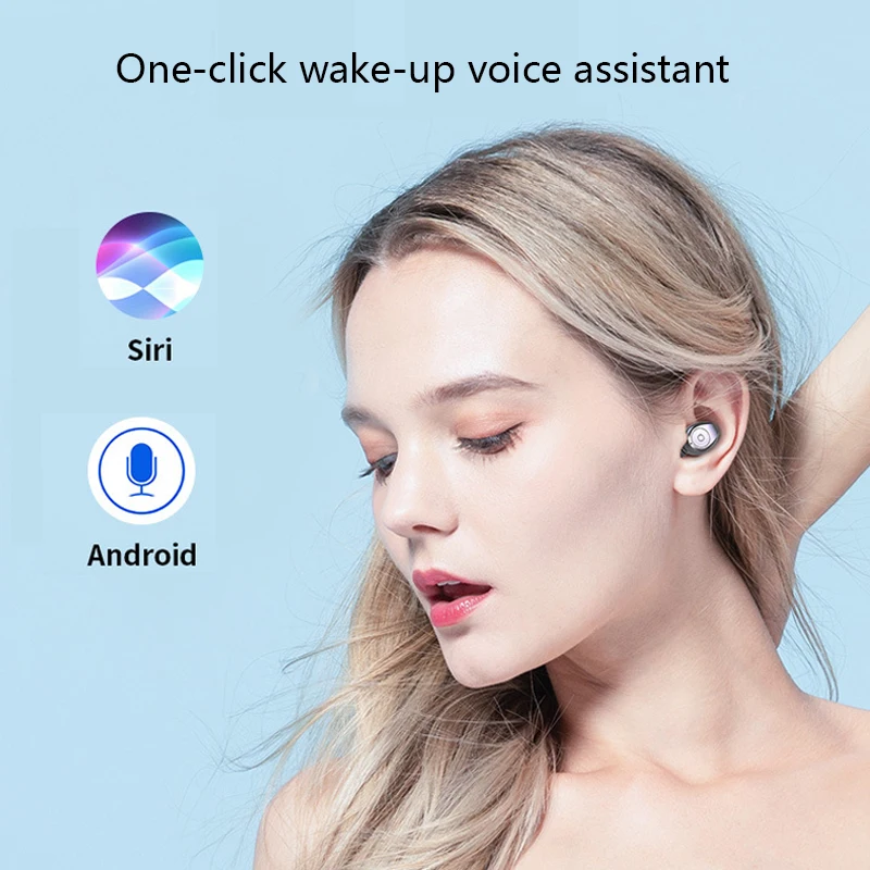 CVC8.0 шумоподавление Bluetooth наушники тяжелый бас Беспроводные с функцией динамика