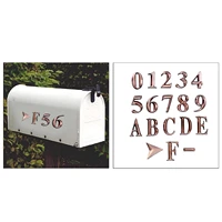 self adhesive mailbox munbers modern door number plaque door plate number house number hotel door address digits sticker signs
