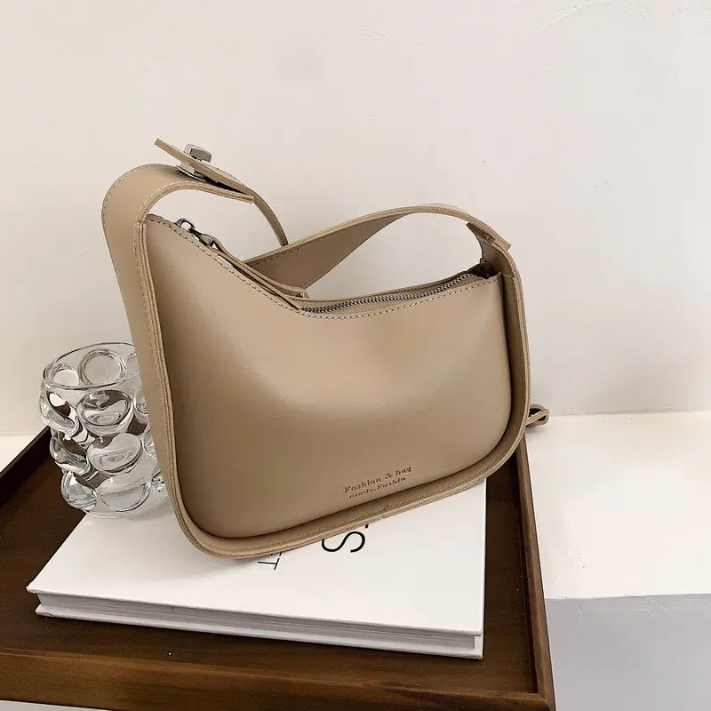 

Женская сумочка с ручками в стиле ретро, винтажные тоуты на плечо из искусственной кожи для подмышек, маленькие дамские сумочки-клатчи