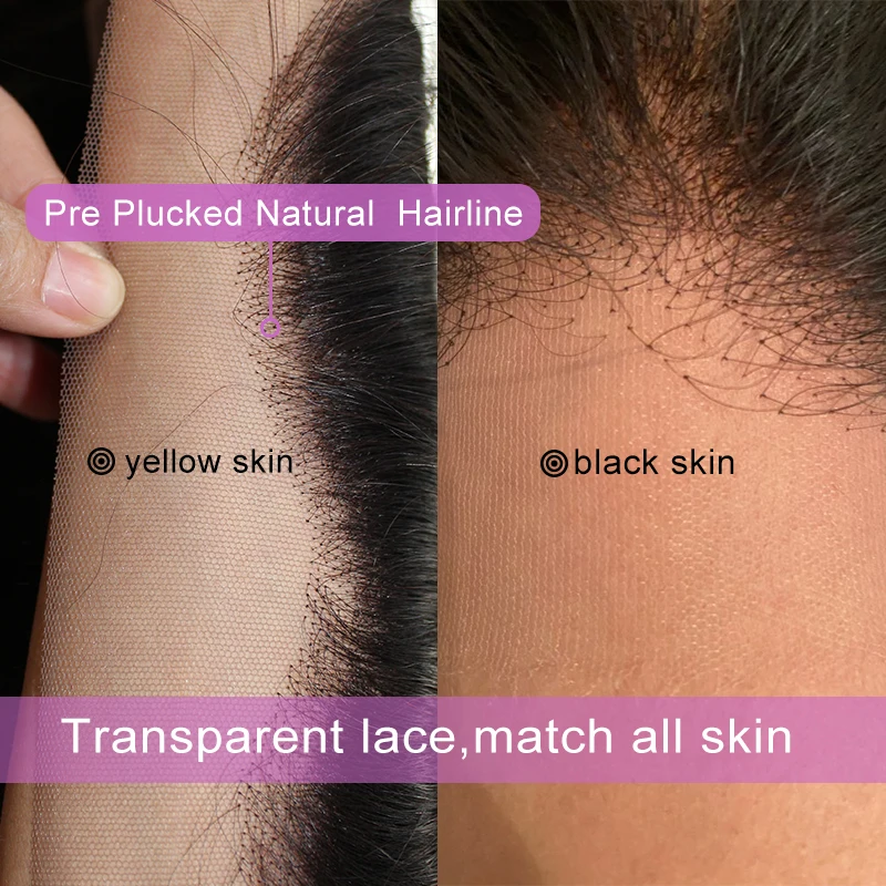 Прямые волосы Mogul пряди с фронтальной темно коричневой сеткой 13x4 фронтальные