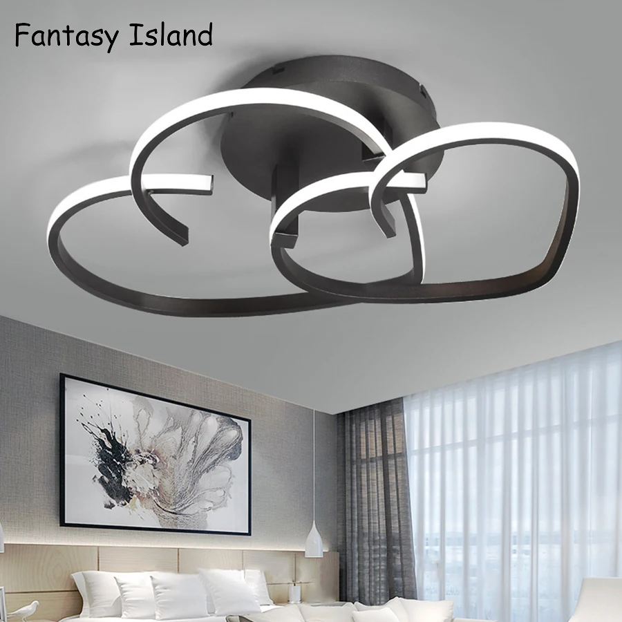 Креативный светодиодный потолочный светильник в форме сердца для гостиной