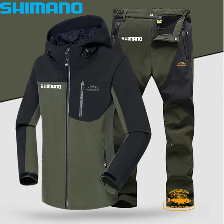 

Рыболовный костюм Shimano, осень-зима 2022, одежда для рыбалки, водонепроницаемая ветрозащитная теплая мужская уличная рыболовная куртка