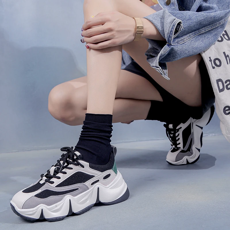 2019 роскошная женская обувь Повседневное папа кроссовки дизайнерская для женщин