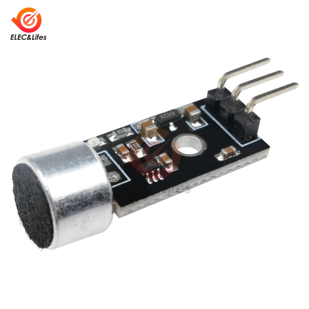 MAX9812 микрофон усилитель модуль звук IC низкий выход шум микрофон Микрофон голосовой модуль 20dB 3,3 V/5 V для Arduino