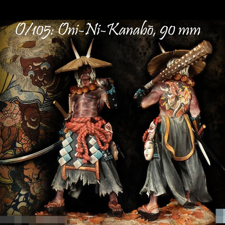 1/20 ONI NI KNABO фигурка модели из смолы GK 90 мм несобранный и Неокрашенный