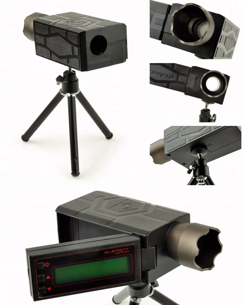 Складной хронограф для стрельбы Element Airsoft E1000 ЖК-экран измерительный инструмент