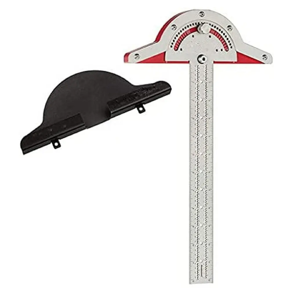 

1mm Woodwork Angle ruler Edge Rule Efficient Protractor Rotary Measuring Ruler Angle Measure Stainless Steel Carpentry Tool