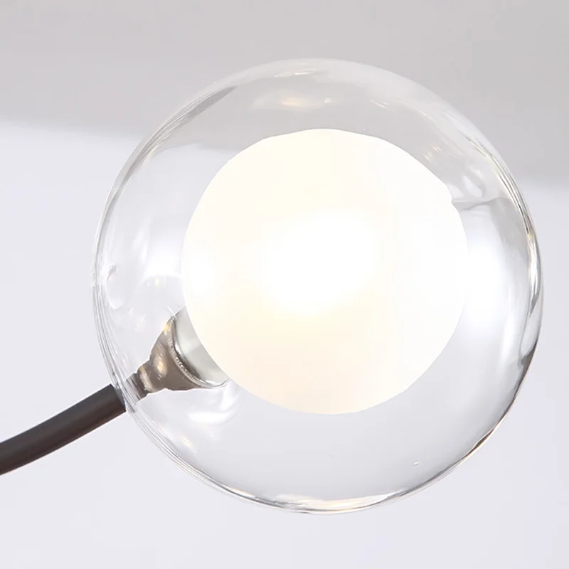 Скандинавский художественный декор светодиодная настольная лампа стеклянный
