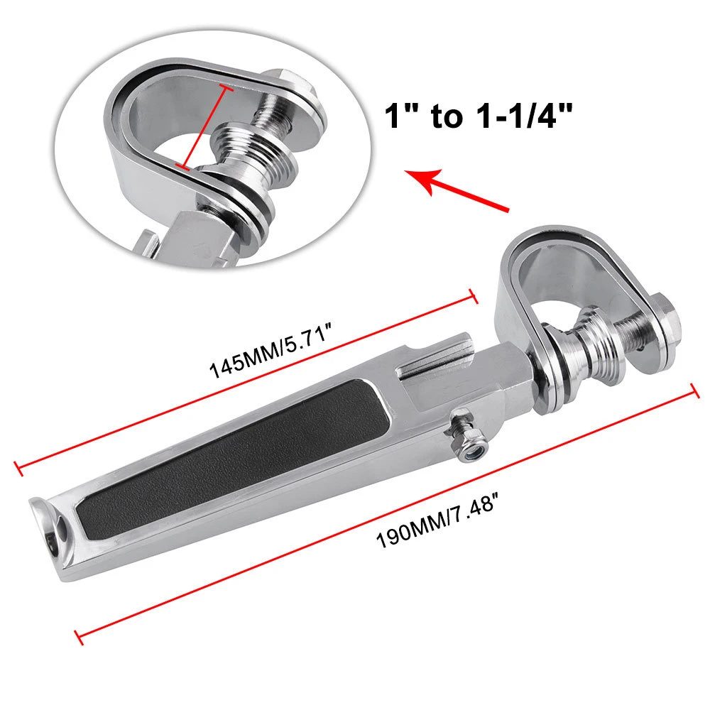 2 шт. складные U образные зажимы для мотоцикла|Подставки под ноги| |