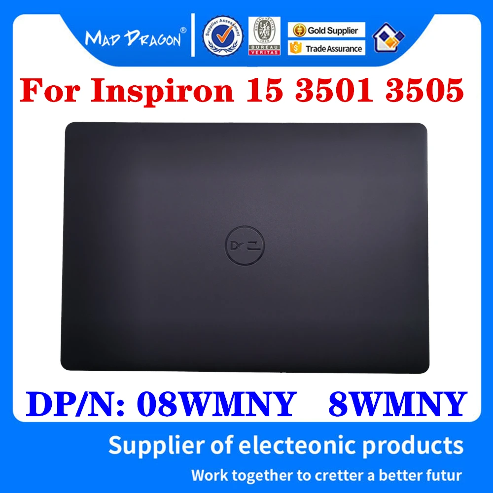 Ap2x2000701 para Dell Novo Original Inspiron 15 3501 3505 Portátil Lcd Tampa Traseira Case Superior Capa Preta um Escudo 08wmny 8wmny