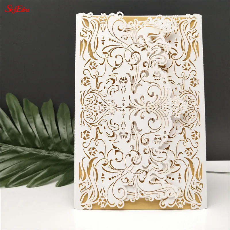 10/30 шт. свадебные пригласительные открытки | Дом и сад