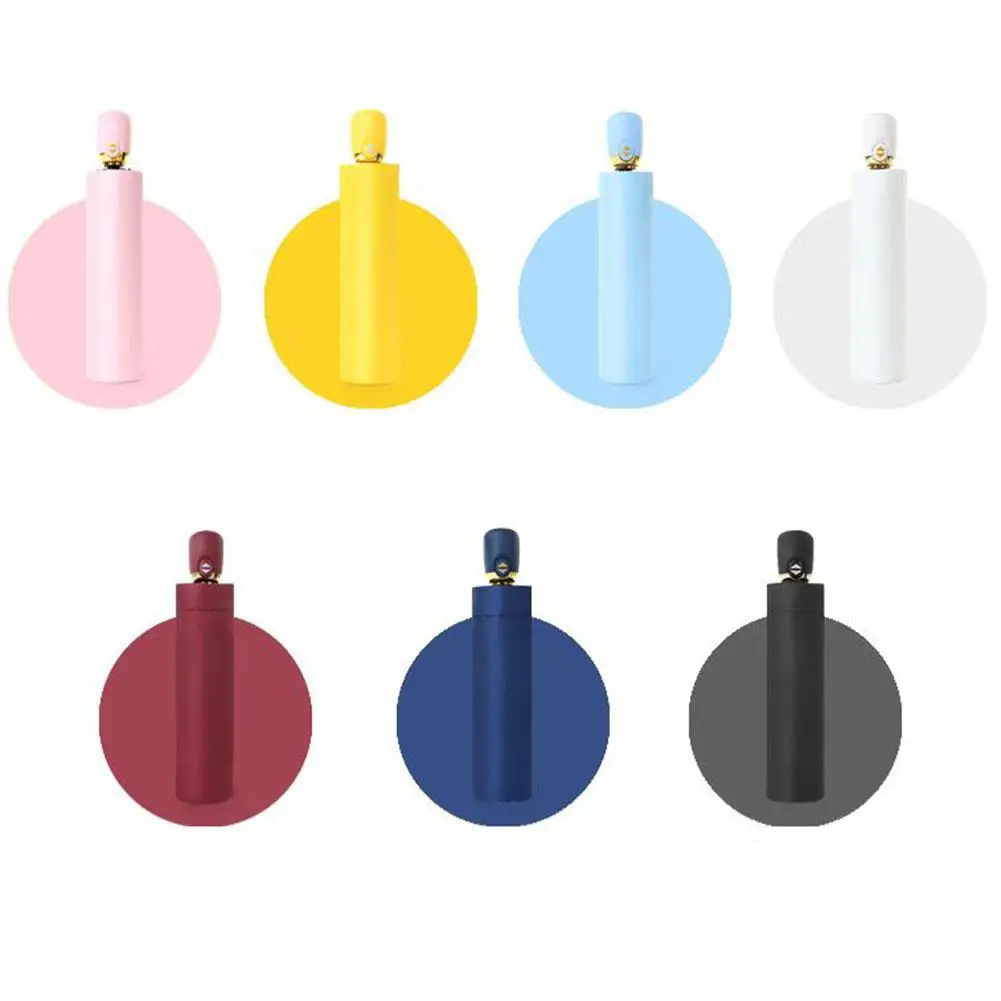 GloryStar простой Одноцветный 3 складной автоматический солнцезащитный черный клей