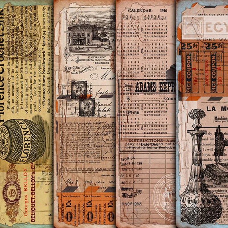 

4Pcs/Pack A5 Vintage Medieval Times Angel Sticker DIY Craft Scrapbooking Album Junk Journal Planner Decorative Stickers