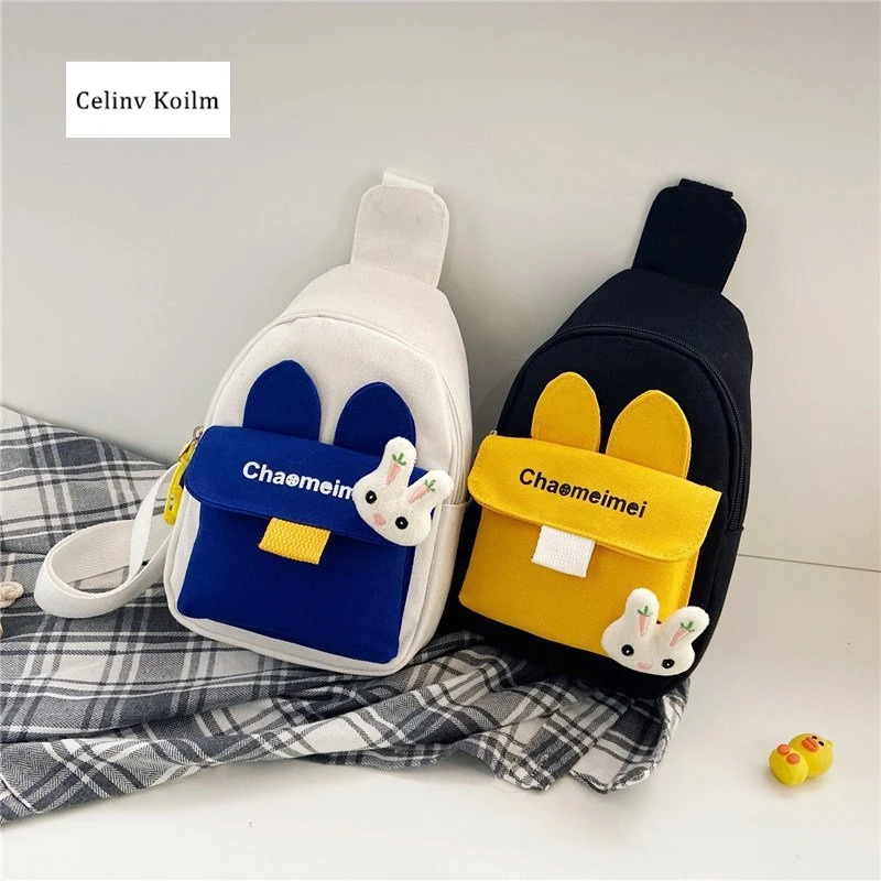 

Celinv Koilm Different Colors To Choose Chest Bag, New Canvas Bag, Hit Color Messenger Bag, Harajuku Style, Shoulder Bag, Mobile