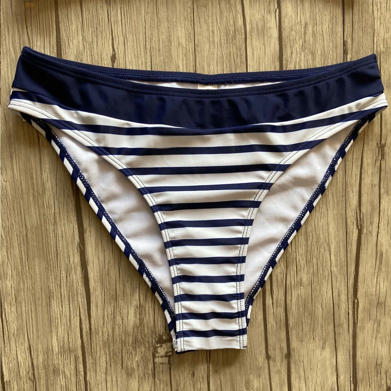 Купальник-бикини с эффектом пуш-ап Женский пикантный купальный костюм в синюю