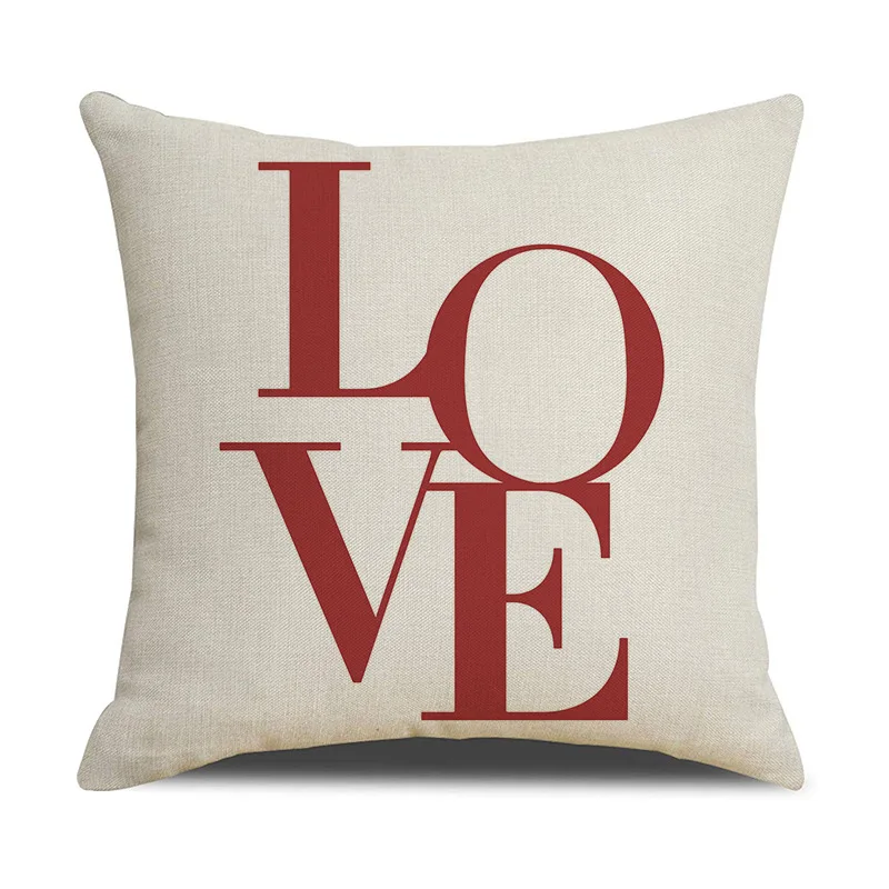 

New Home Furnishing Pure Color Geometric Linen Pillowcase Digital Printing Geometric Graphic Pillow Cushion Cushion Pillowcase