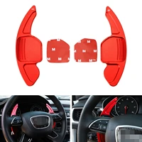 for audi a3 a4 a5 a6 a7 a8 q3 q5 q7 red steering wheel paddle shifter extensions auto accessories car decoration