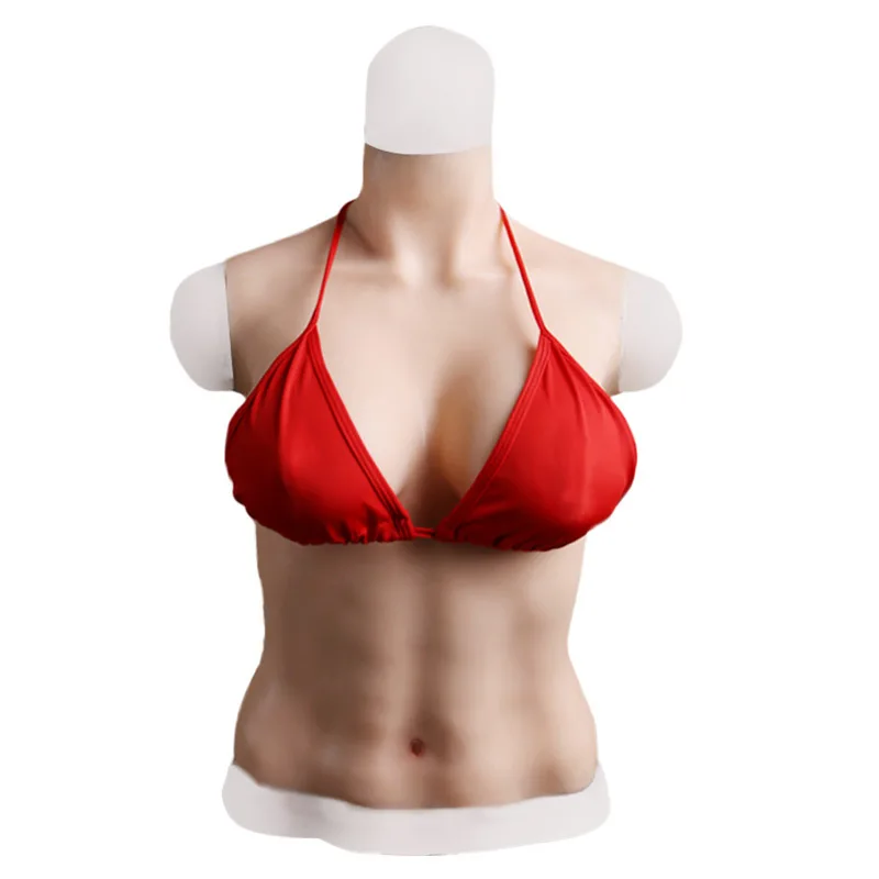C/D Cup Breast Real Touch Imitation Breasts Pseudo Mother Cross-dressing Bust Fake Breast Silicone Breast FormTransformation