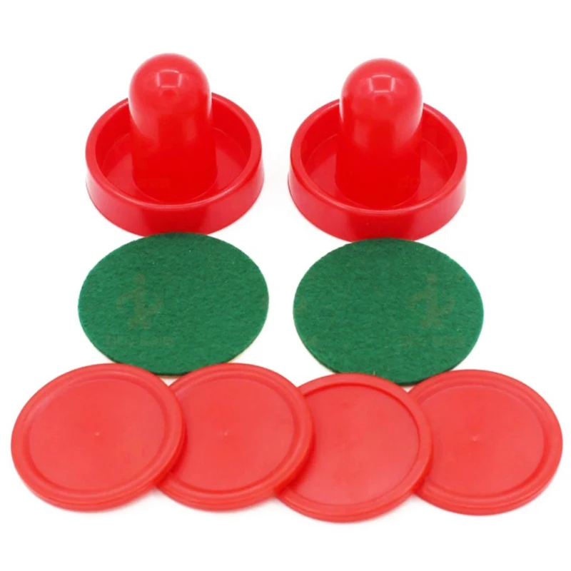 

8pcs/set Plastic Air Standard Plastic Air Hockey Pushers Pucks Replacement For Game Tables Goalies Accessories