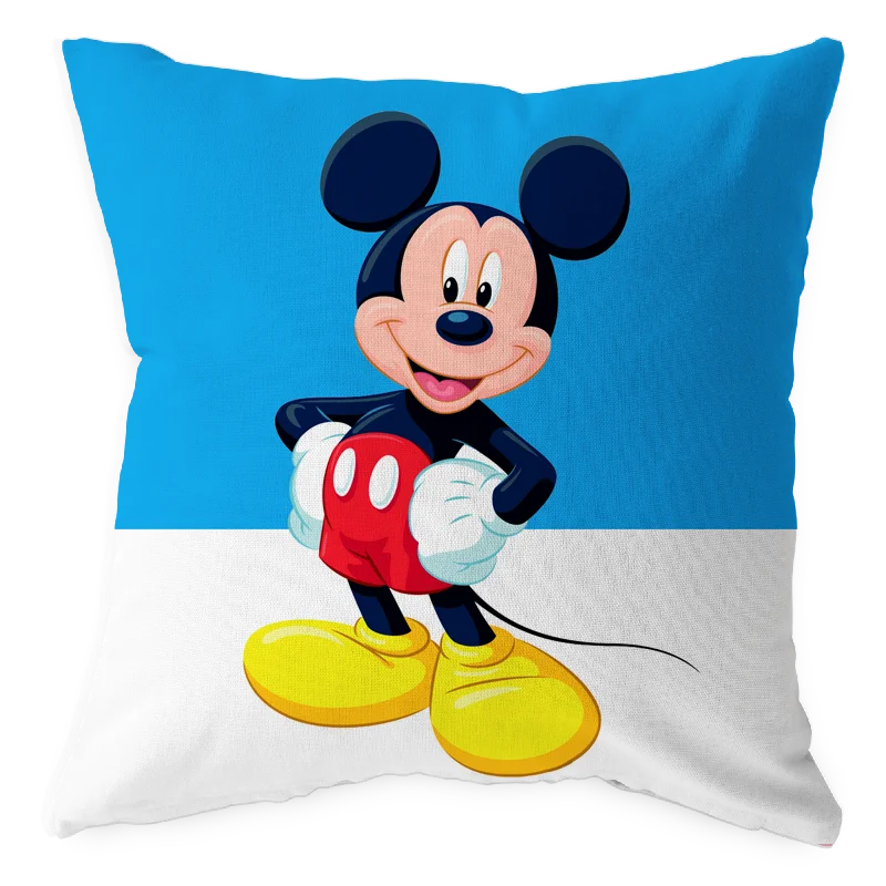 Disney наволочка с мультяшным принтом обниматься Микки и Минни Маус подушка сидения