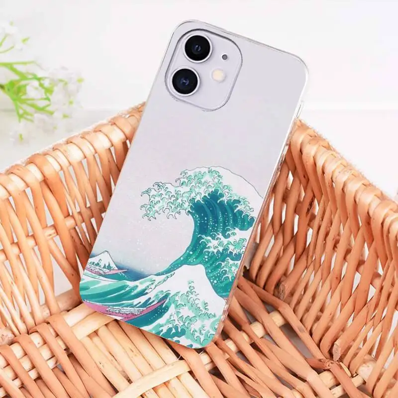 

Big Wave Of Kanagawa Phone Case For Iphone 11 12 PRO MAX X XS XR 6S 8 PLUS SE 2020 For Iphone 11 Case