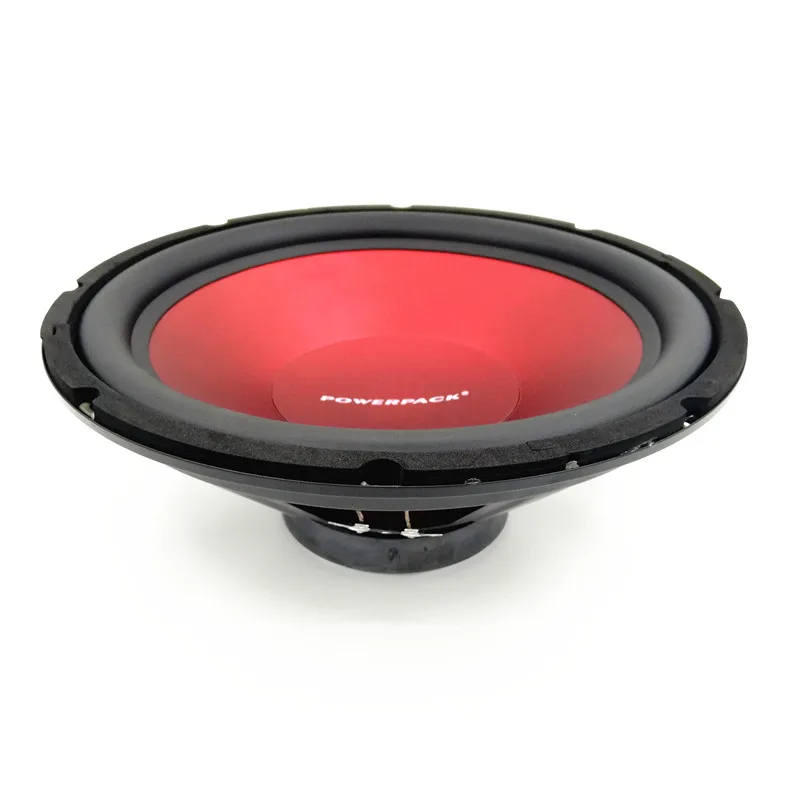 

I KEY BUY 12 Inch Car Subwoofer 2500 W 4 Ohm Steel Frame Rubber Edge Red Injection Cone Auto Music Player Speaker Woofer