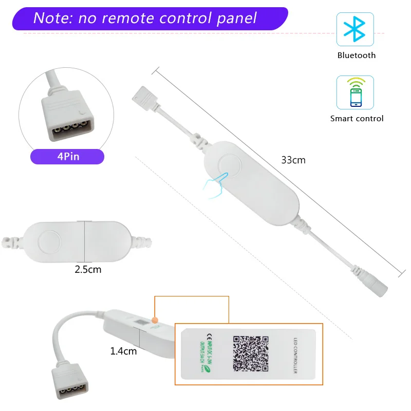 Bluetooth контроллер RGB 2835 Светодиодные ленты светильник 5 10 м 15 20 SMD 5050