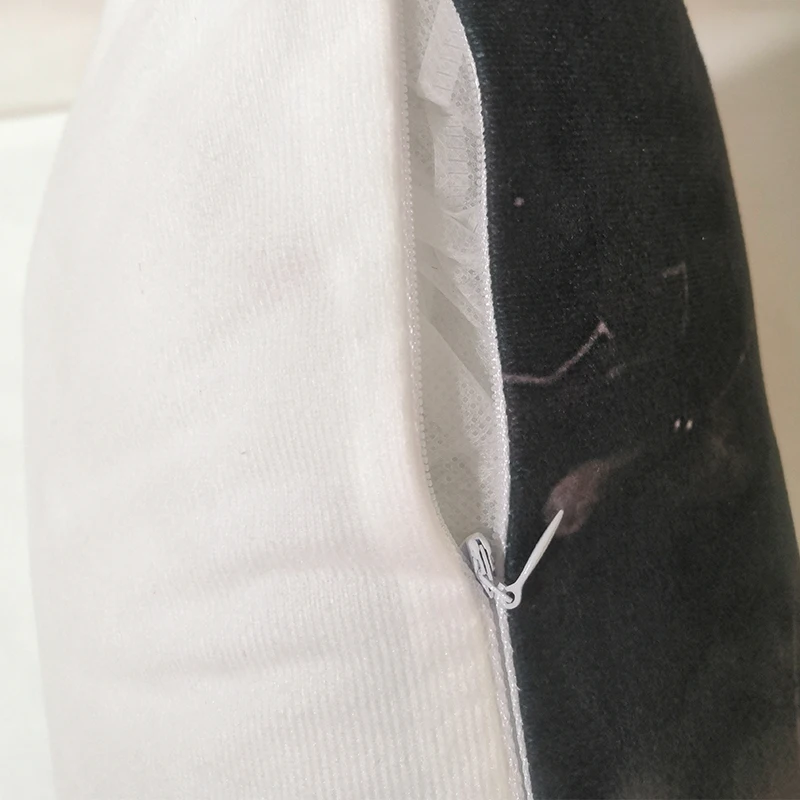 Полосатая клетчатая короткая плюшевая наволочка домашний тканевый чехол на