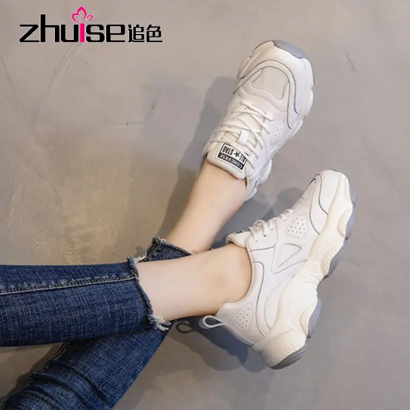 Женская обувь из натуральной кожи новинка 2020 осенняя универсальная дышащая